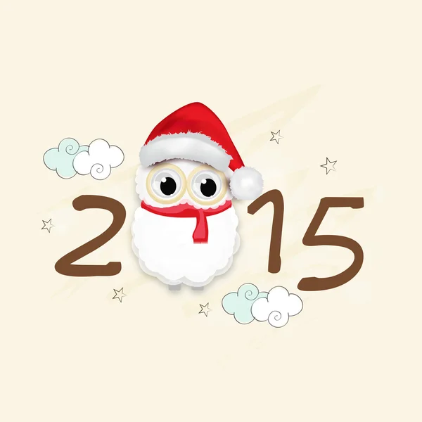 Mutlu yeni yıl 2015 kutlamaları. — Stok Vektör