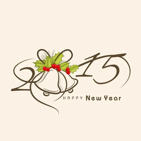Happy New Year 2015 celebrations. — Stock Vector