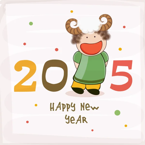 Poster, spandoek of flyer van Happy New Year 2015. — Stockvector