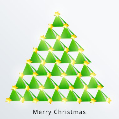 X-mas ağaç tasarım ile neşeli Noel Kutlamaları.