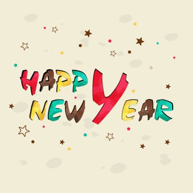 Mutlu yeni yıl kutlama kavramı.