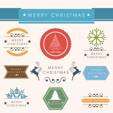 Neşeli Noel kutlama kavramı.