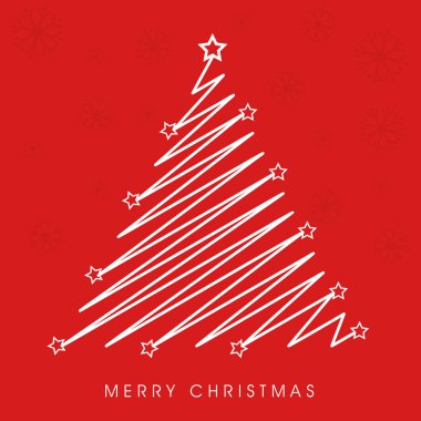 Neşeli Noel kutlama kavramı x-mas ağaç.