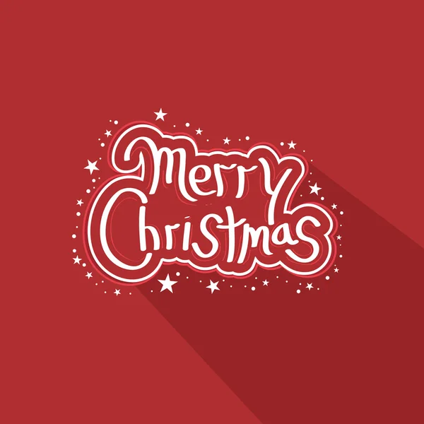 Feliz Natal design de texto elegante . —  Vetores de Stock