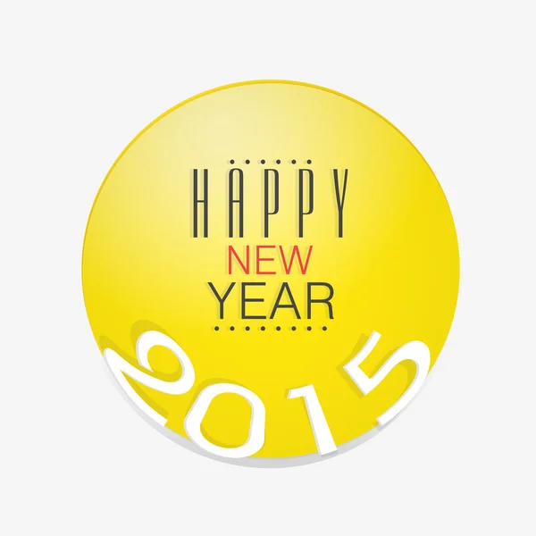 Etiqueta, etiqueta ou etiqueta para o Ano Novo 2015 . —  Vetores de Stock