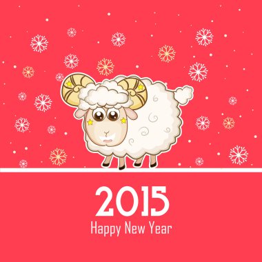 Keçi kutlama kavramının Çin yılı için poster.