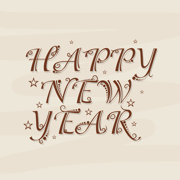 Poster for Happy New Year 2015 celebrations.