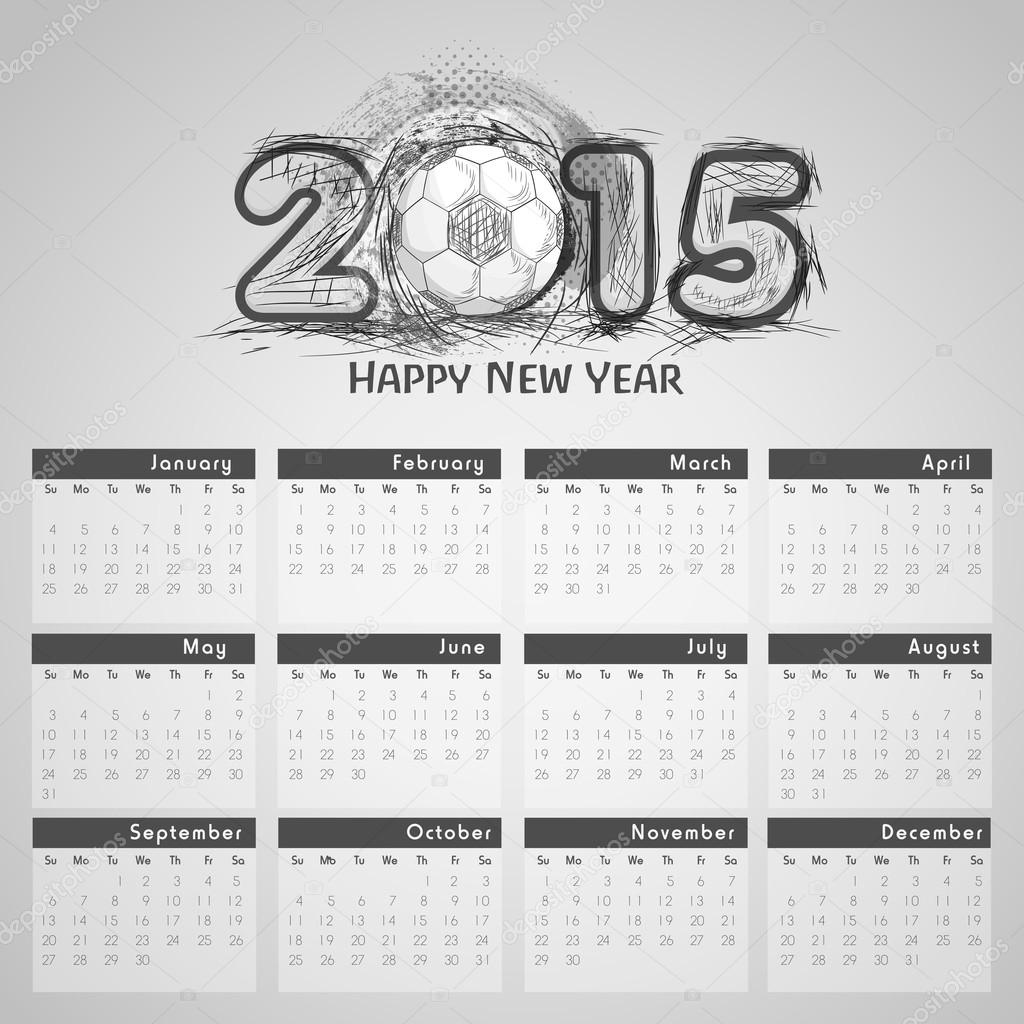 15 Calendar Design Stock Vector Image By C Alliesinteract