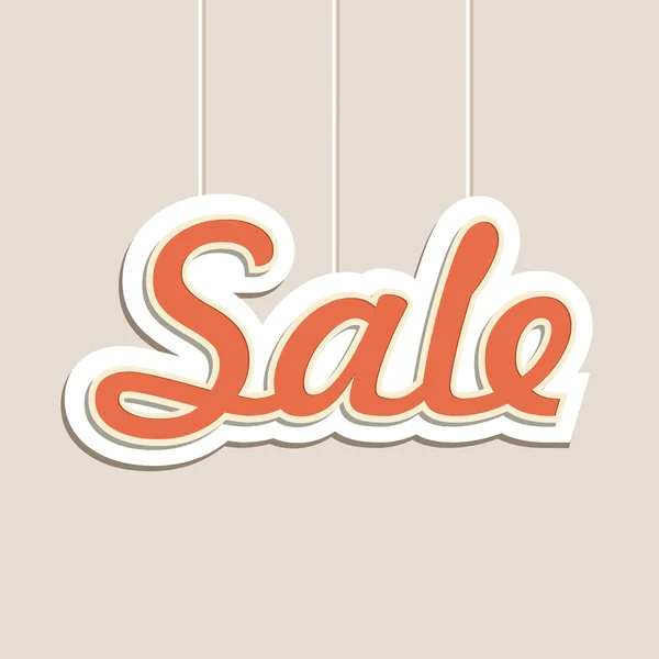 Diseño de texto con estilo de Venta . — Vector de stock