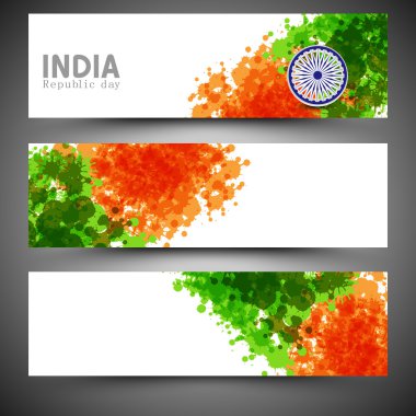 Web üstbilgi veya afiş Hint Cumhuriyet Bayramı kutlama için ayarla.