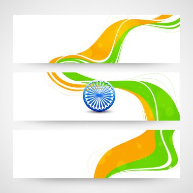 Web sitesi başlık veya ulusal bayrak renkleri ile banner.