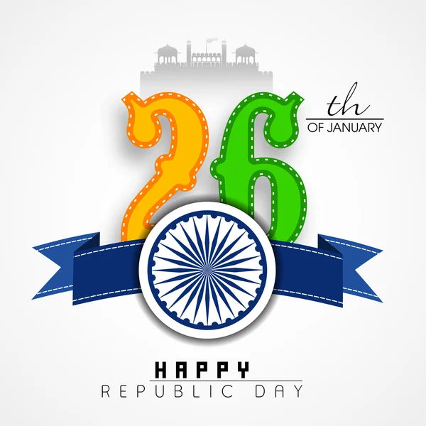 Концепция празднования Дня Республики Индия . — стоковый вектор