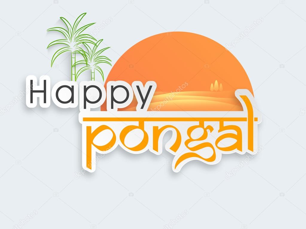 Celebration of South Indian festival, Happy Pongal.