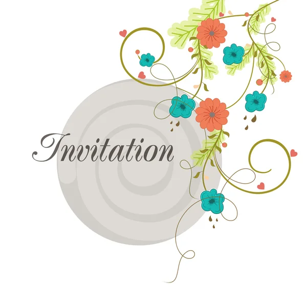 Concepto de diseño creativo de tarjetas de invitación . — Vector de stock