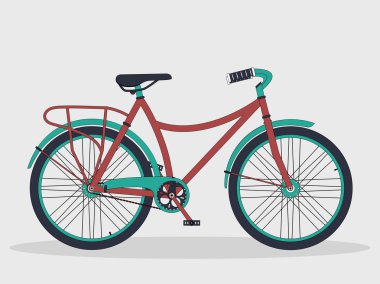 İzole bisiklet tasarım.