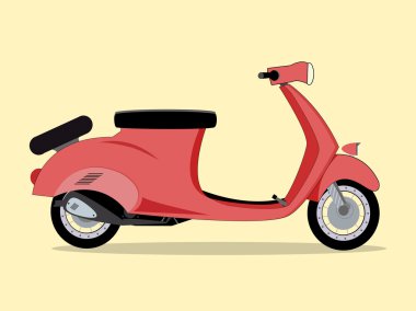 Bir scooter kavramı.