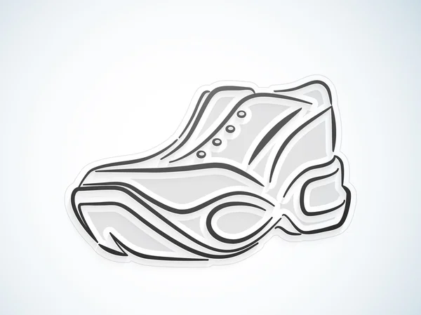 Sport skor design. — Stock vektor