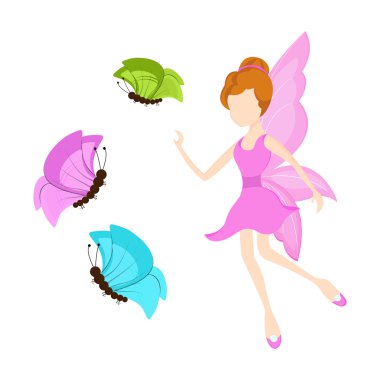 Peri masalları ile melek ve kelebek kavramı. 
