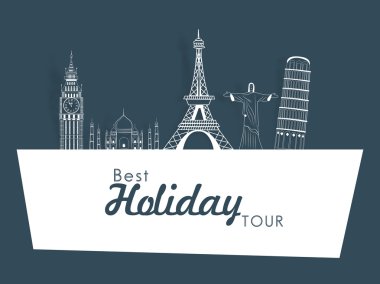 Tatil tur konseptiyle dünya ünlü anıtlar.
