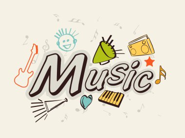 Şık metin müzik kavramı.