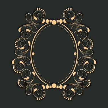 Çiçek tasarım kavramı çerçeve dekore edilmiştir..