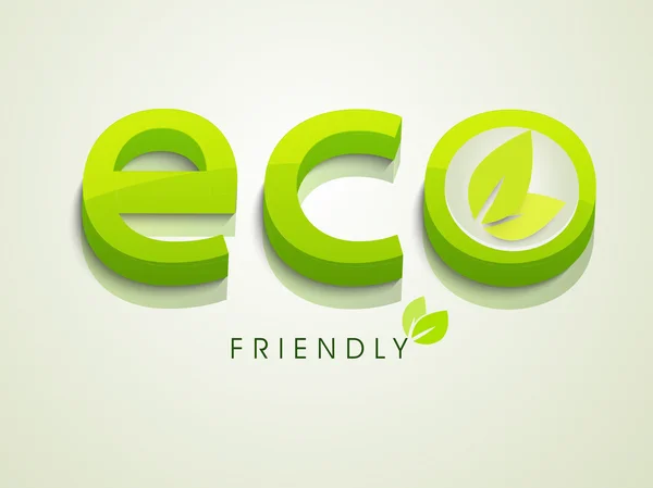 Texto 3D para Save Ecology conceito . —  Vetores de Stock