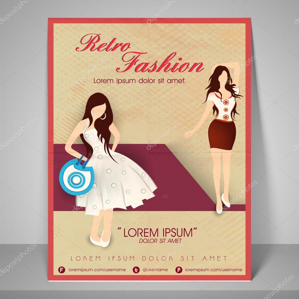 Poster, banner and flyer for fashion show. Stock Vector by ©alliesinteract  60591257, image size:1023x1023