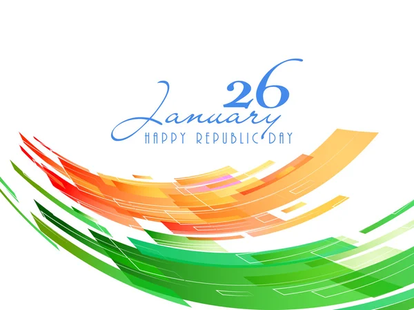 Día de la República India concepto de celebración . — Vector de stock