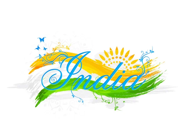 Poster or banner design for Indian Republic Day celebration. — Stock Vector