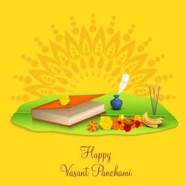 Hindu din Festivali, Vasant Panchami kutlama kavramı.