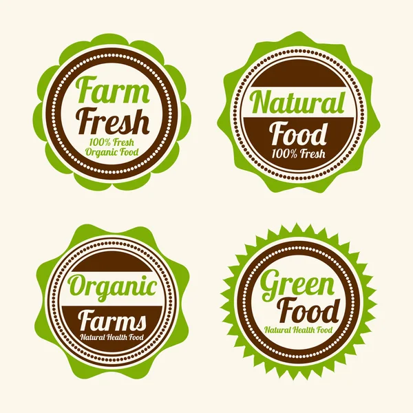 Emblema, etiqueta e adesivo para loja de alimentos . —  Vetores de Stock