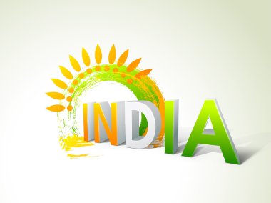 Hint Cumhuriyet Bayramı kutlaması için 3D metin.