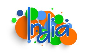 Mutlu Cumhuriyeti günü kutlama metin Hindistan ile.