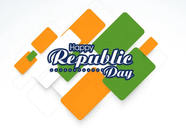 Feliz celebração do Dia da República Indiana . — Vetor de Stock