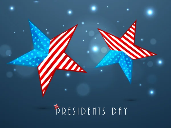 Concepto de celebración del Día de los Presidentes americanos . — Vector de stock