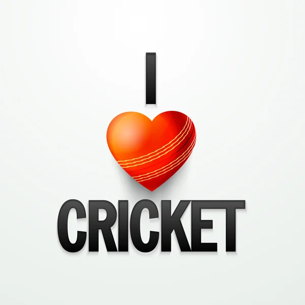 Diseño de póster o pancarta para Cricket . — Vector de stock