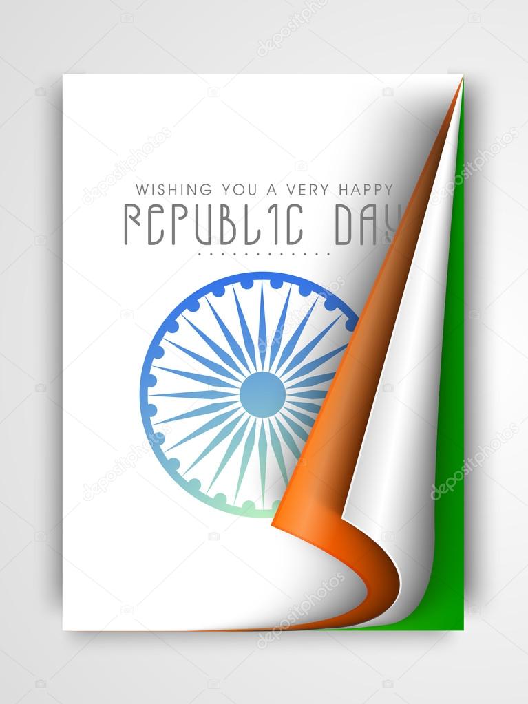 Indian Republic Day celebration concept.