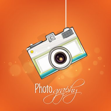 Fotoğraf kamera kavramı.