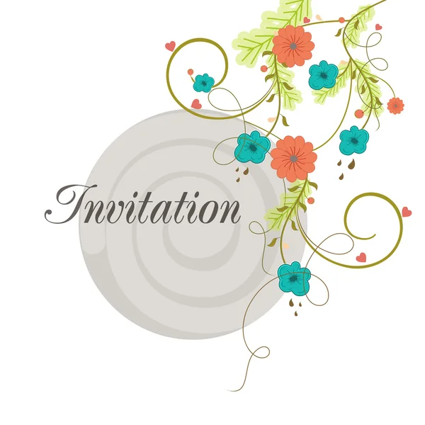 Carte d'invitation. — Image vectorielle