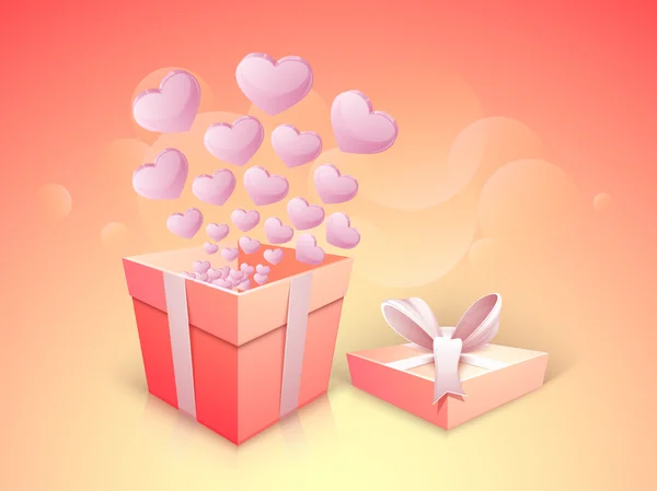 Joyeux concept de célébration de la Saint-Valentin . — Image vectorielle