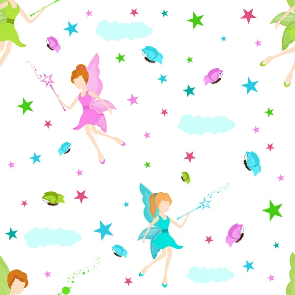 Concept of fairy background. — Stock Vector
