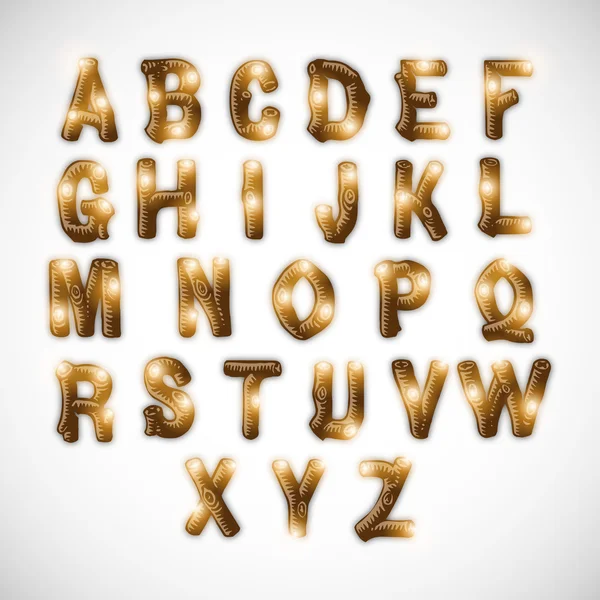 創造的なスタイリッシュな大文字の概念. — ストックベクタ