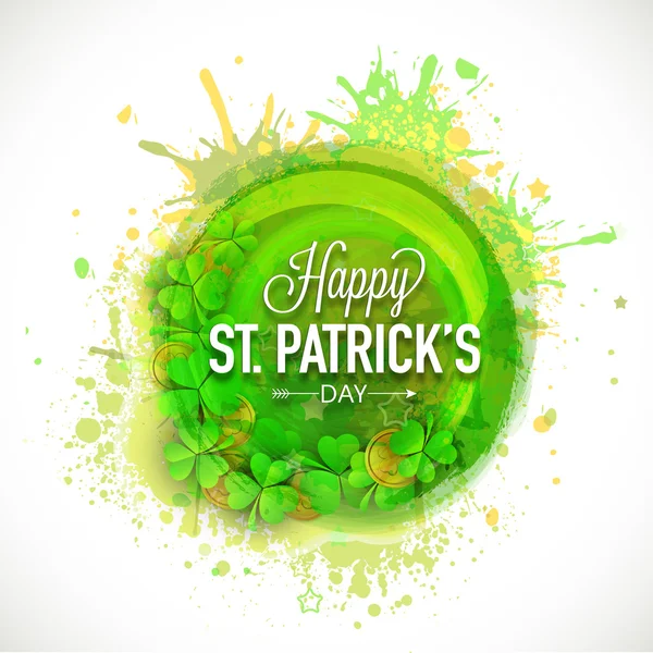 Happy St. Patrick je den oslav koncept. — Stockový vektor