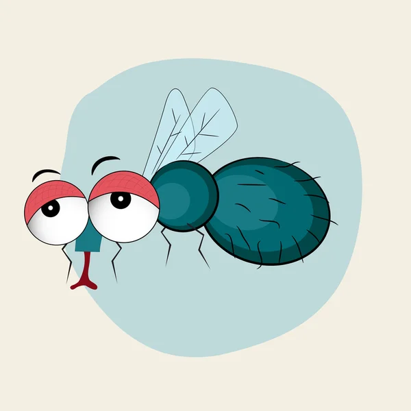 Concepto de abeja linda divertida . — Vector de stock