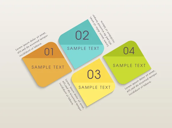 Konzept der Geschäftsinfografik. — Stockvektor