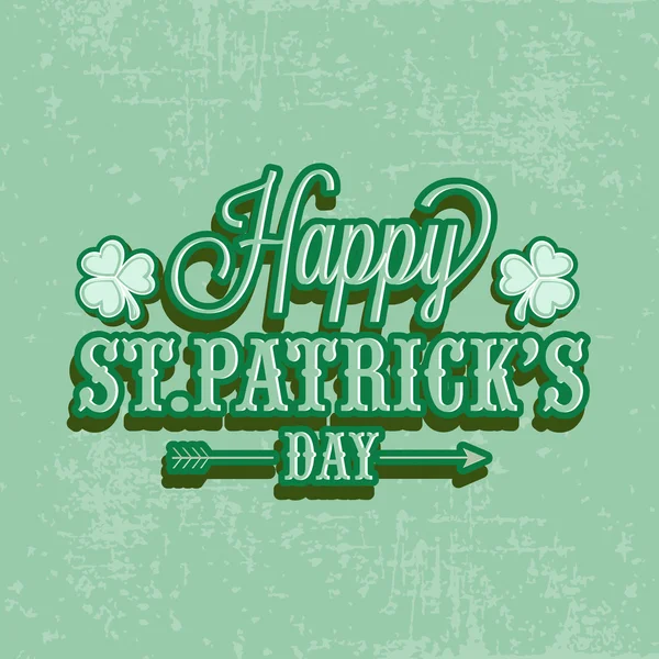 포스터 또는 배너 St. Patrick의 날 축 하. — 스톡 벡터