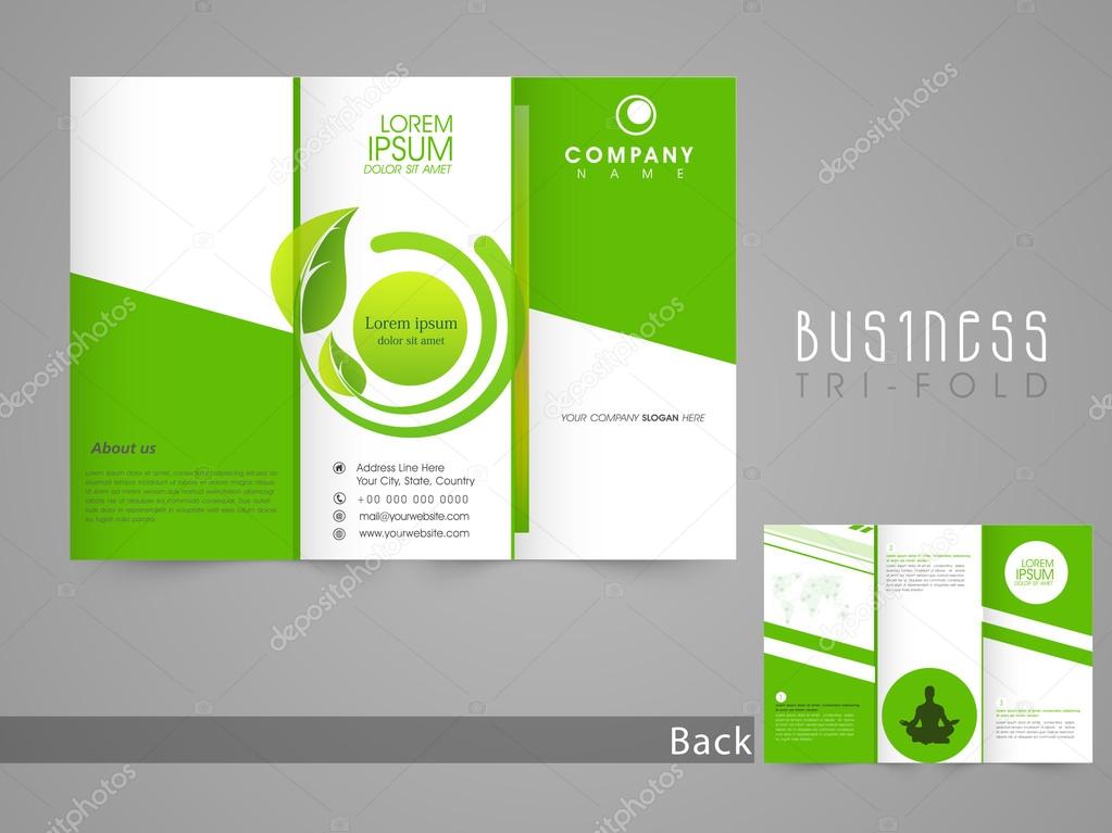 Save ecology concept flyer, tri fold or template.