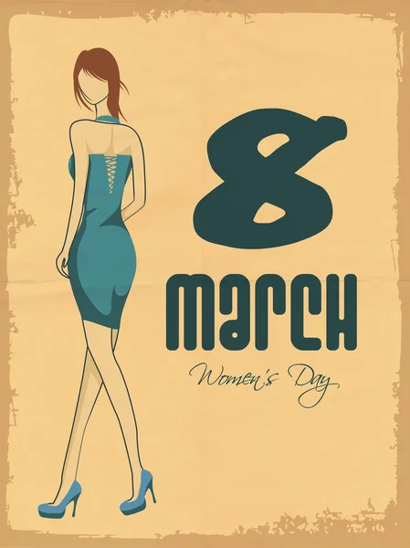 Template or brochure for Women 's Day celebration . — стоковый вектор