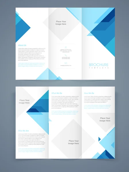 Folleto de negocios profesional, banner o plantilla . — Vector de stock