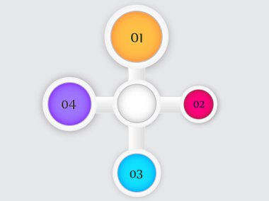 İş infographics kavramı.